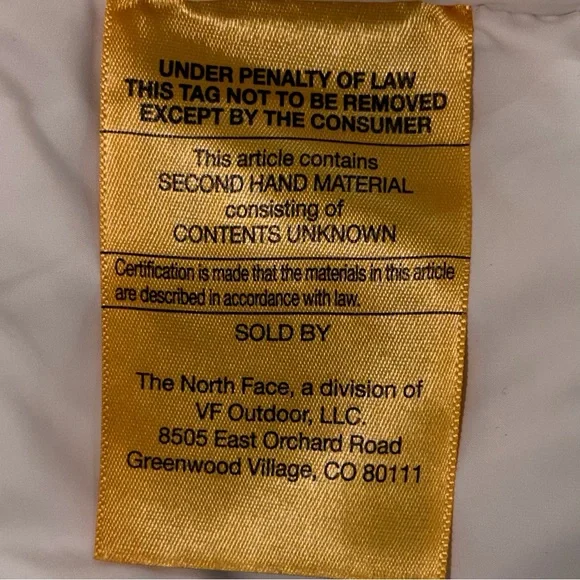 The North Face Nuptse White Gardenia Down Jacket - Picture 8 of 16